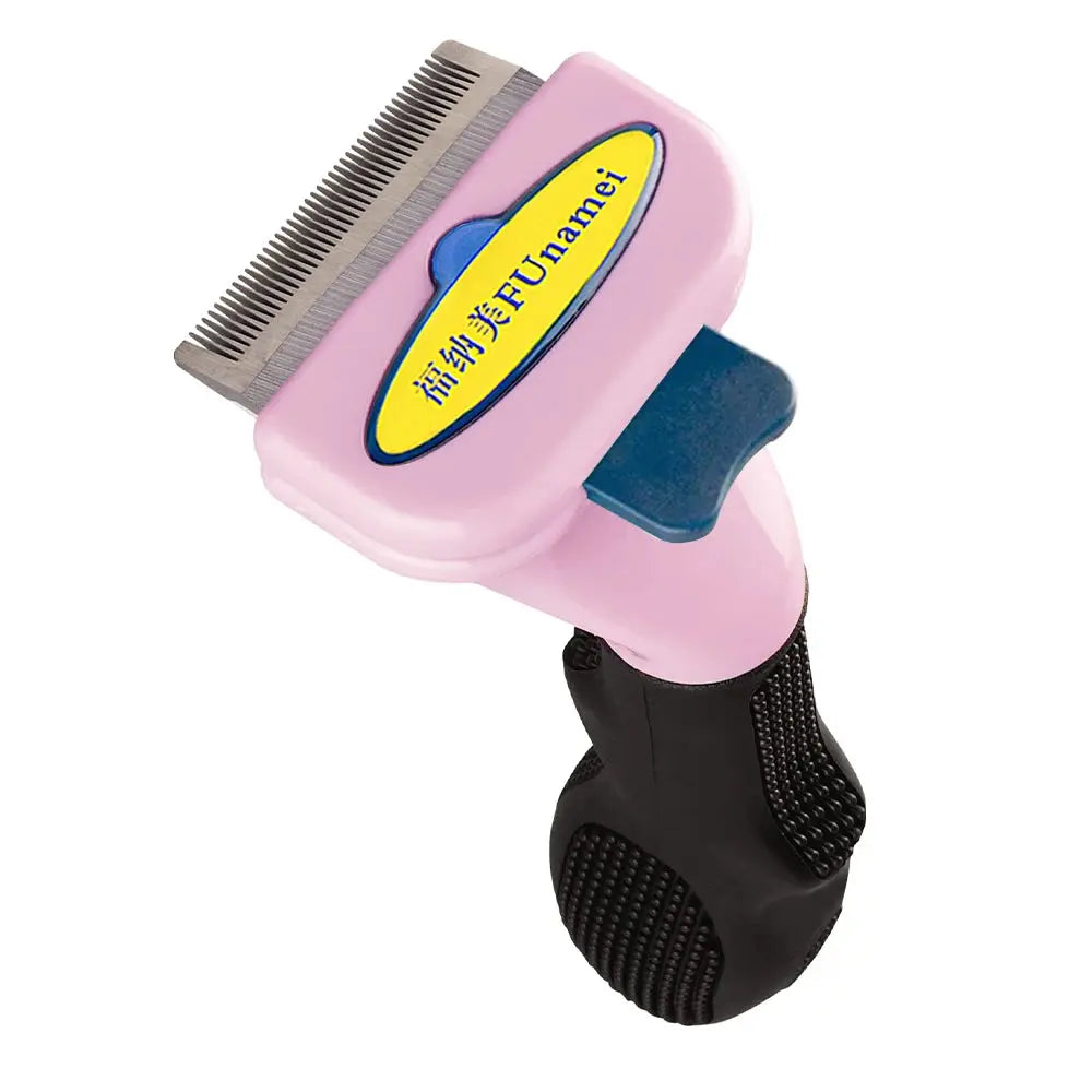 Brosse d'épilation pour animaux de compagnie, peigne pour chat et chien, outils de toilettage pour animaux de compagnie, perte de cheveux, tondeuse, fournitures de livres pour chiots Joie de chien