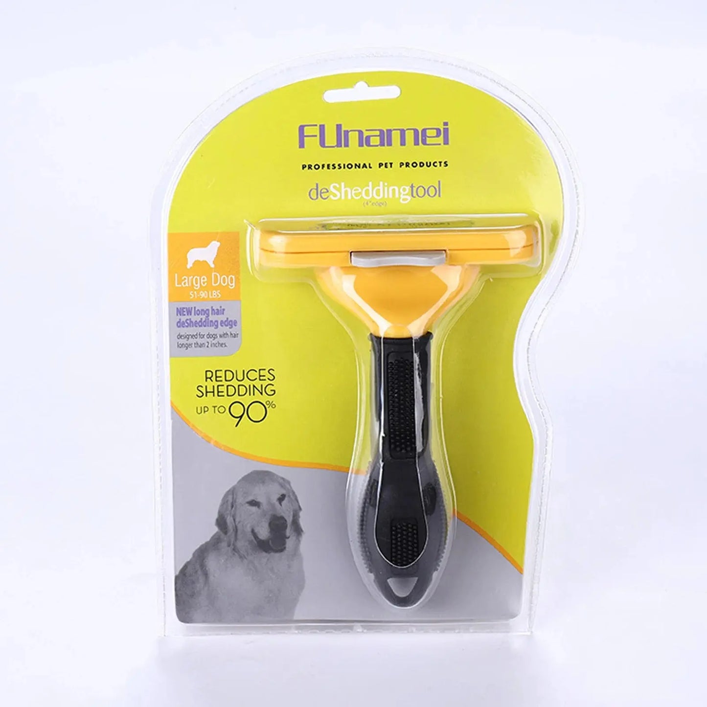 Brosse d'épilation pour animaux de compagnie, peigne pour chat et chien, outils de toilettage pour animaux de compagnie, perte de cheveux, tondeuse, fournitures de livres pour chiots Joie de chien