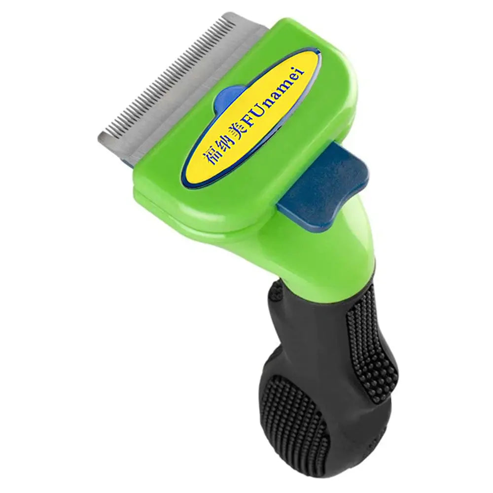 Brosse d'épilation pour animaux de compagnie, peigne pour chat et chien, outils de toilettage pour animaux de compagnie, perte de cheveux, tondeuse, fournitures de livres pour chiots Joie de chien