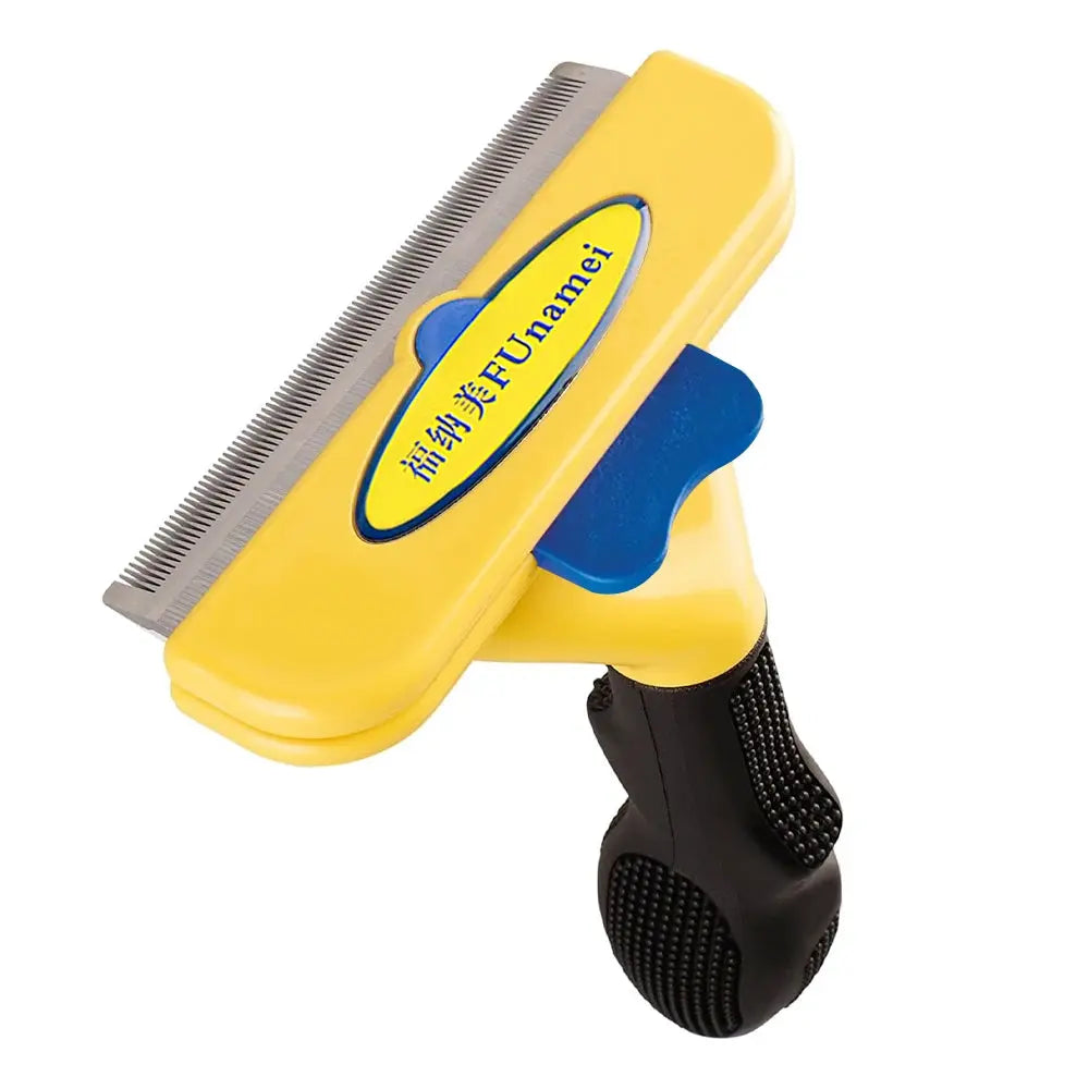 Brosse d'épilation pour animaux de compagnie, peigne pour chat et chien, outils de toilettage pour animaux de compagnie, perte de cheveux, tondeuse, fournitures de livres pour chiots Joie de chien