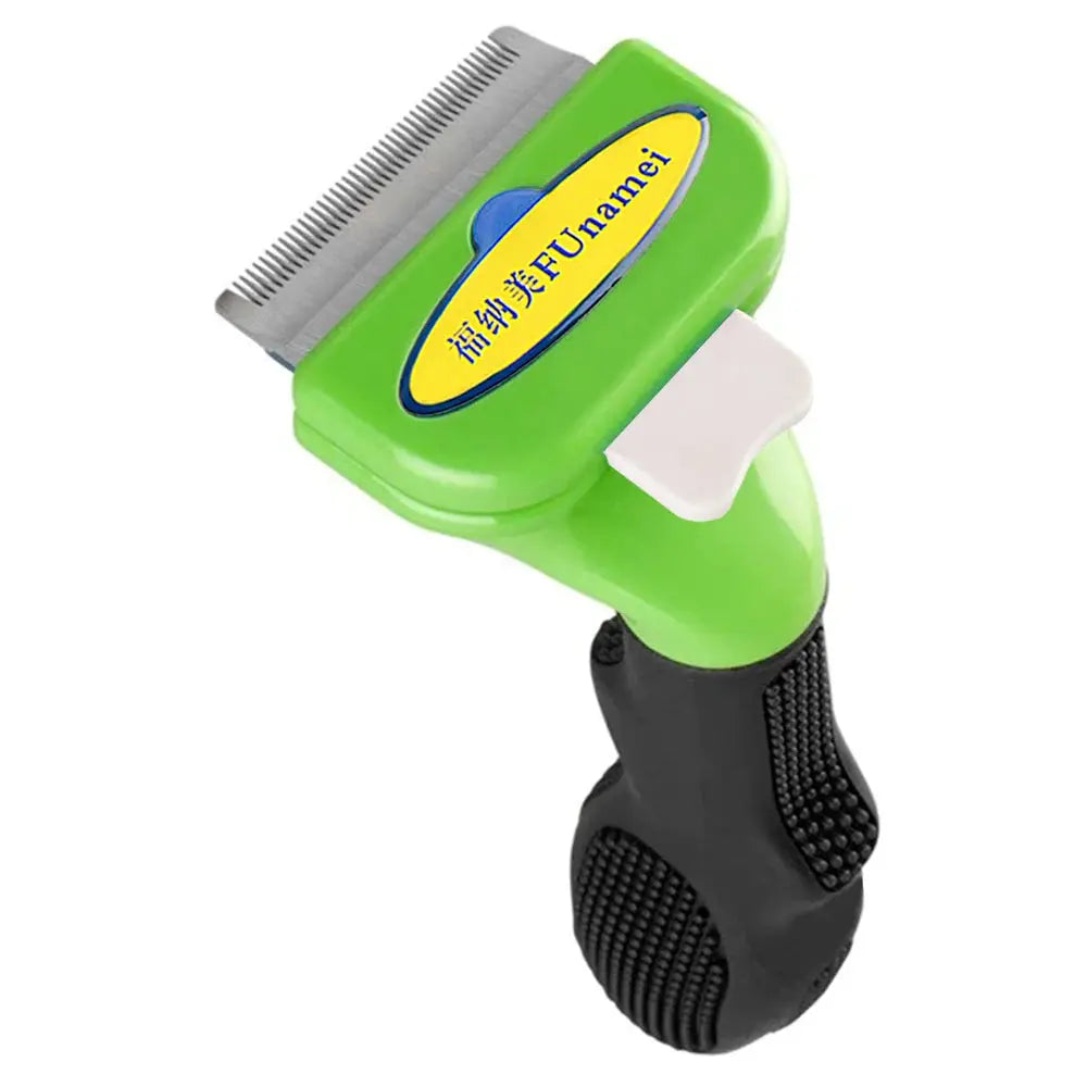 Brosse d'épilation pour animaux de compagnie, peigne pour chat et chien, outils de toilettage pour animaux de compagnie, perte de cheveux, tondeuse, fournitures de livres pour chiots Joie de chien