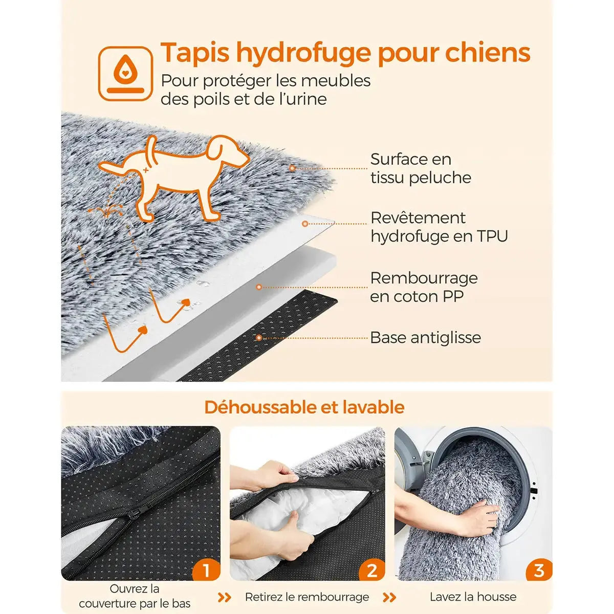 🐾couverture canapé chien Joie de chien