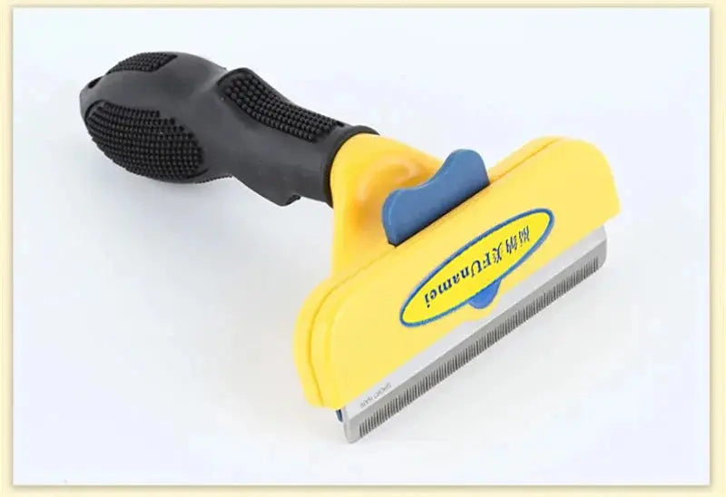 Brosse d'épilation pour animaux de compagnie, peigne pour chat et chien, outils de toilettage pour animaux de compagnie, perte de cheveux, tondeuse, fournitures de livres pour chiots Joie de chien
