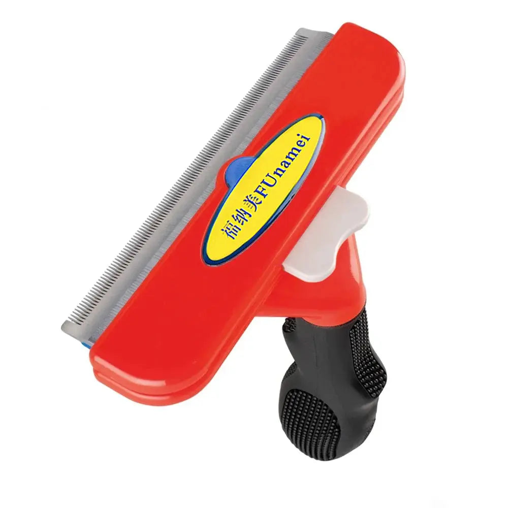 Brosse d'épilation pour animaux de compagnie, peigne pour chat et chien, outils de toilettage pour animaux de compagnie, perte de cheveux, tondeuse, fournitures de livres pour chiots Joie de chien