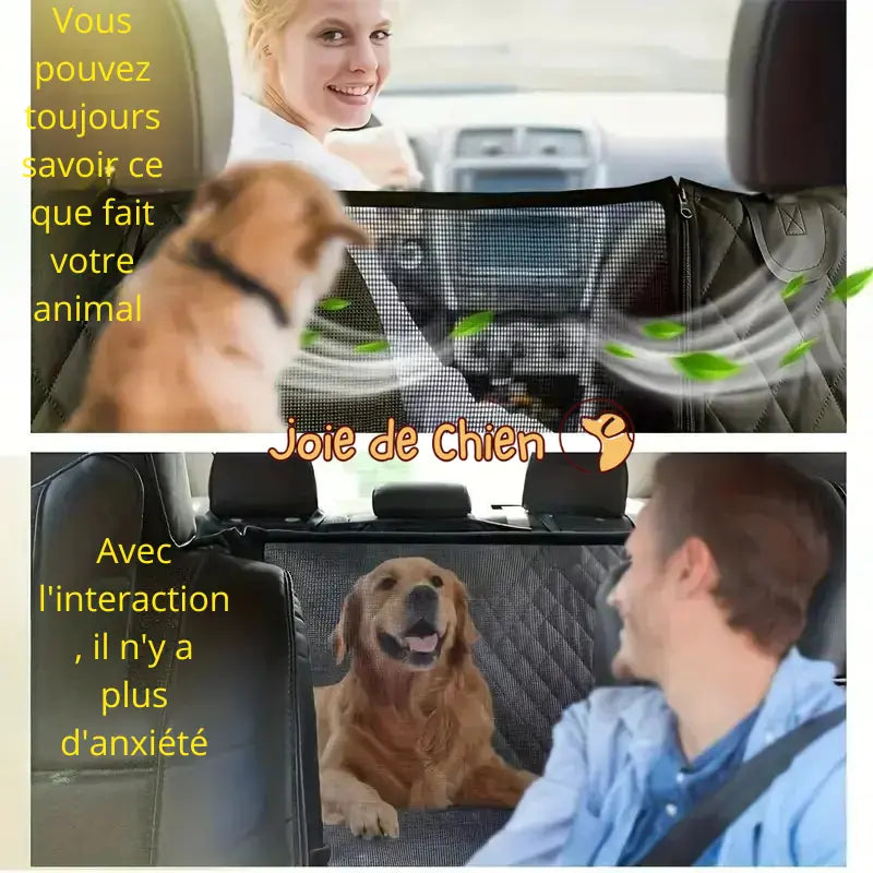 protection siège arrière voiture Joie de chien