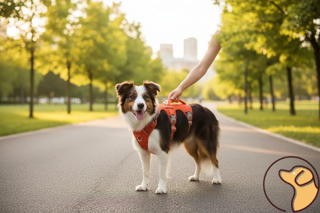 Harnais Réfléchissant avec Poignée Joie de chien