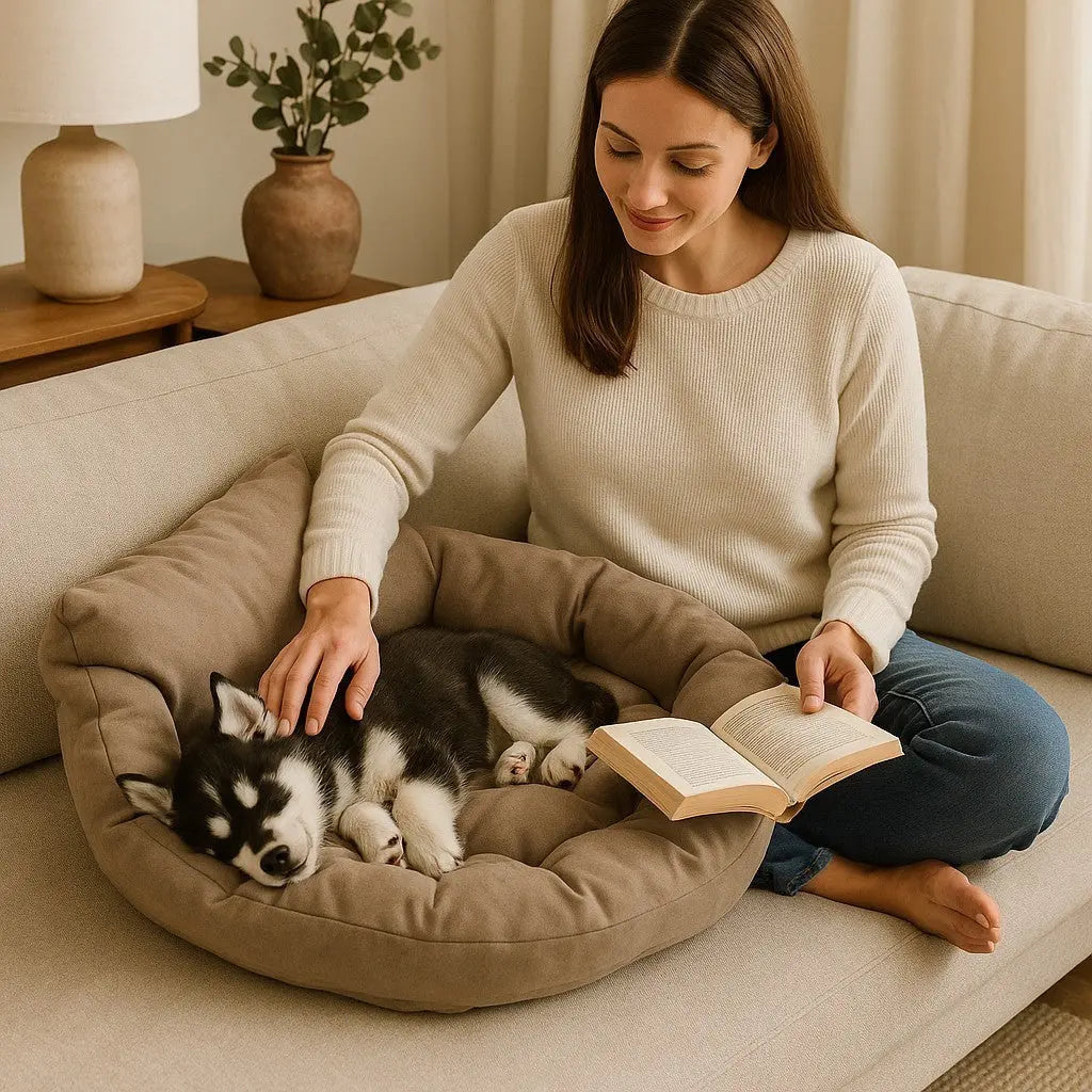 Coussin doux pour animaux de compagnie, Joie de chien