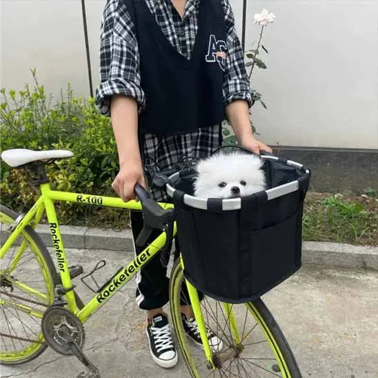 Panier velo chien | Securiride Joie de chien