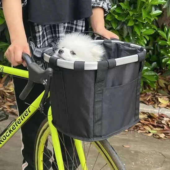 Panier velo chien | Securiride Joie de chien