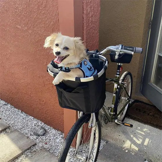 Panier velo chien | Securiride Joie de chien