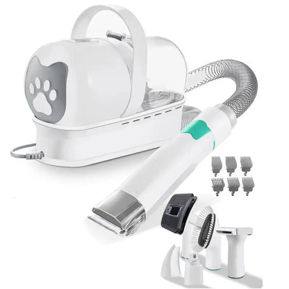 7in1 Pet Grooming Vacuum Dog Grooming Kit with 2.3L Capacity,3 Speeds Adjustable , 13000PA Suction Pet Hair Dust Cup Dog Brush Joie de chien