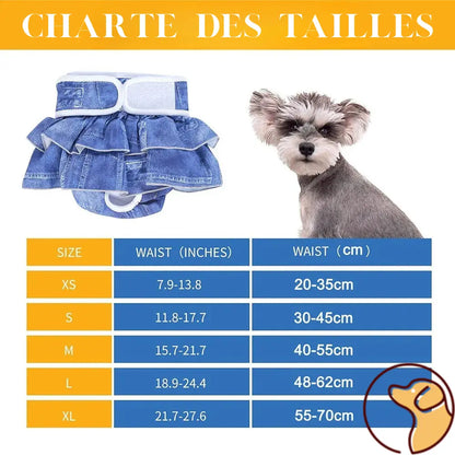 couche pour chien femelle chaleur Joie de chien