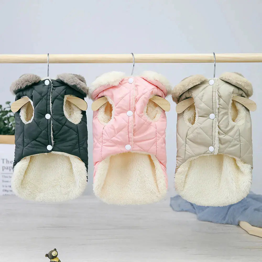 Veste d'hiver douce et chaude pour animaux de compagnie, 3 couleurs, vêtements pour chiots, chiens et chats, tenues pour animaux de compagnie, bouledogue français, Chihuahua, carlin, manteau, gilet, S-XXL Joie de chien
