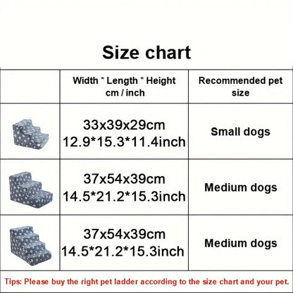 Rampes d'escalier sécurisées en mousse pour chiens, 3/4 marches antidérapantes en forme d'étoile pour protéger les chiens plus âgés, avec douleur articulaire, canapé-lit Joie de chien