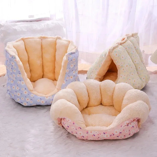 Dogs  Bed Winter Warm Pet Supplies Basket Houses