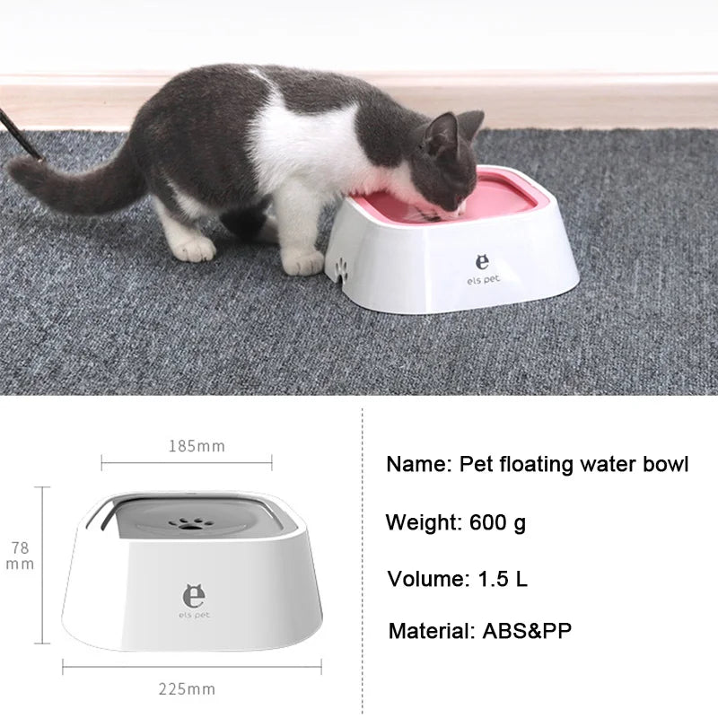 Gamelle d'eau flottante Distributeur d'eau portable pour chien