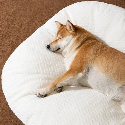 Grand canapé-lit pour chien, accent chaud pour animal de compagnie, chenil pour moyen et grand chien, chat, coussin doux épais, polymères de couchage lavables et perfectionnés Joie de chien