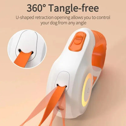 🐕‍🦺   Laisse rétractable chien lumiere led Joie de chien