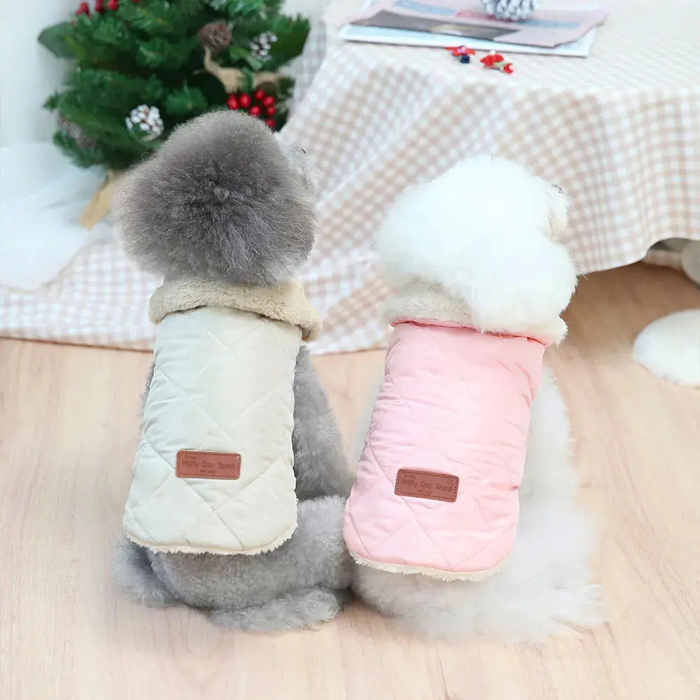 Veste d'hiver douce et chaude pour animaux de compagnie, 3 couleurs, vêtements pour chiots, chiens et chats, tenues pour animaux de compagnie, bouledogue français, Chihuahua, carlin, manteau, gilet, S-XXL Joie de chien