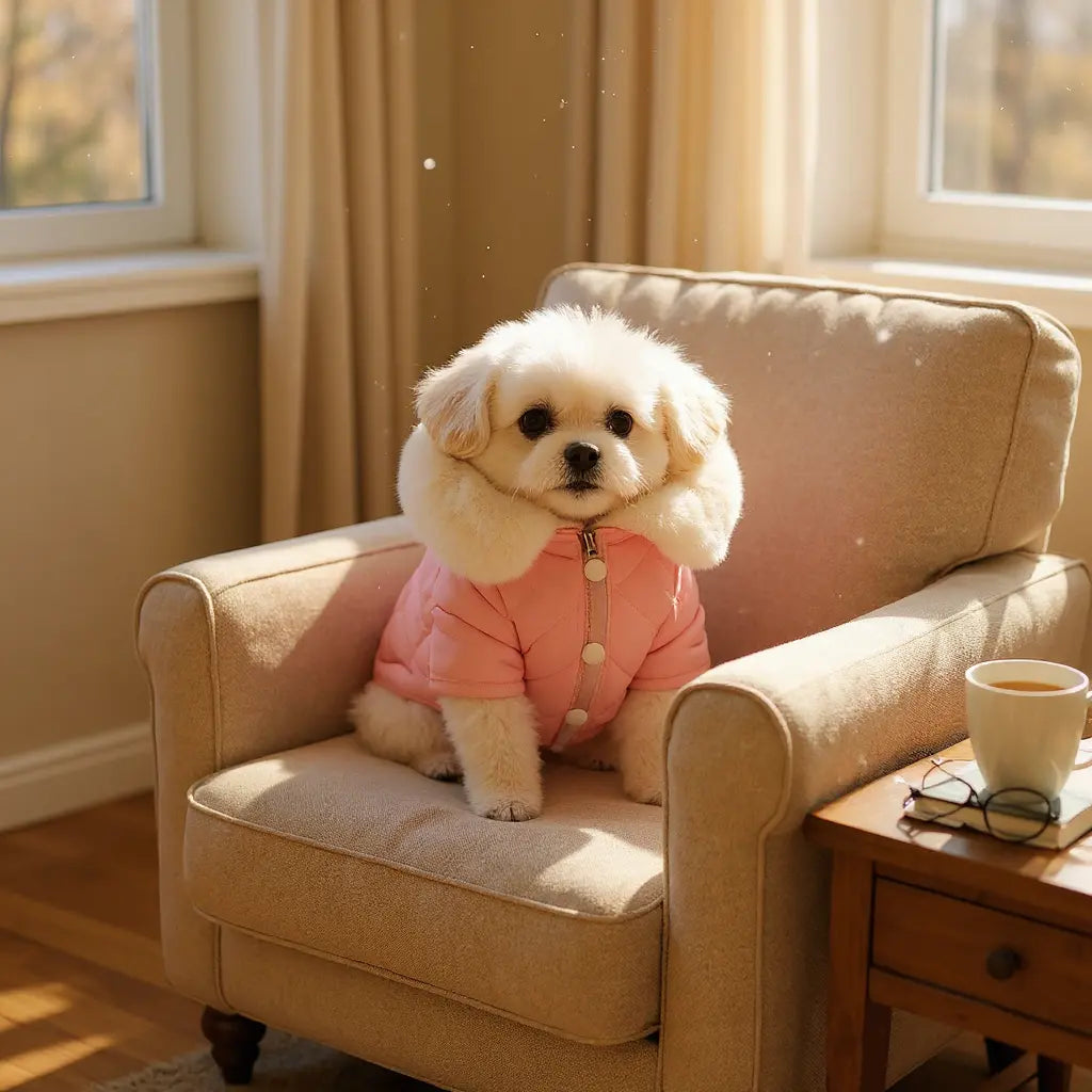 🐾veste d'hiver douce pour chien Joie de chien