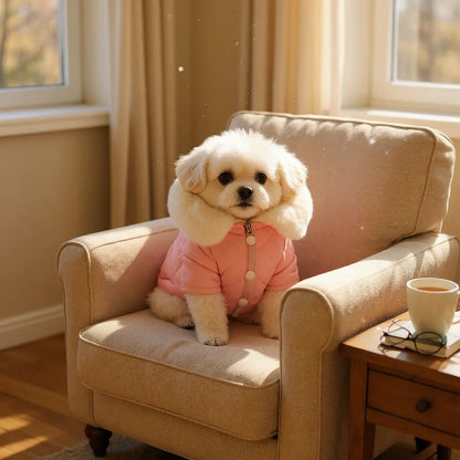 🐾veste d'hiver douce pour chien Joie de chien