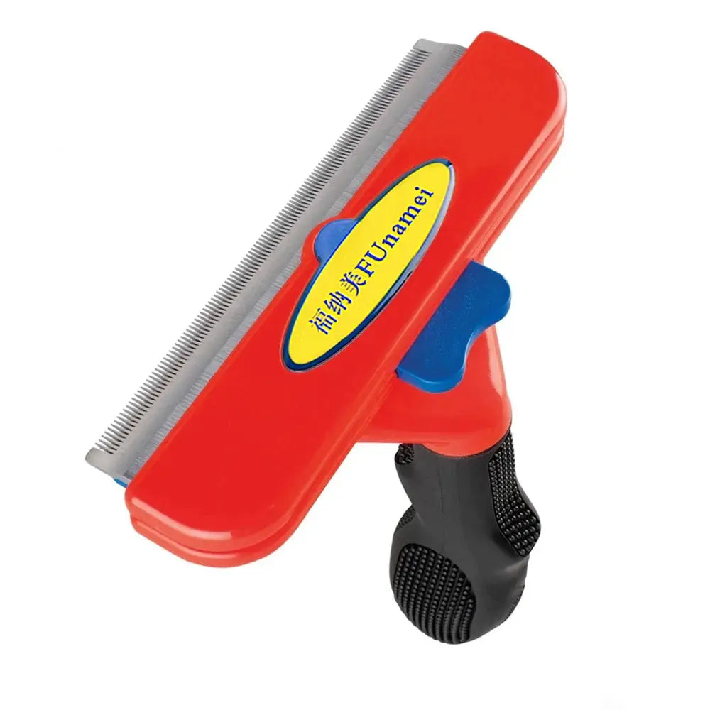 Brosse d'épilation pour animaux de compagnie, peigne pour chat et chien, outils de toilettage pour animaux de compagnie, perte de cheveux, tondeuse, fournitures de livres pour chiots Joie de chien