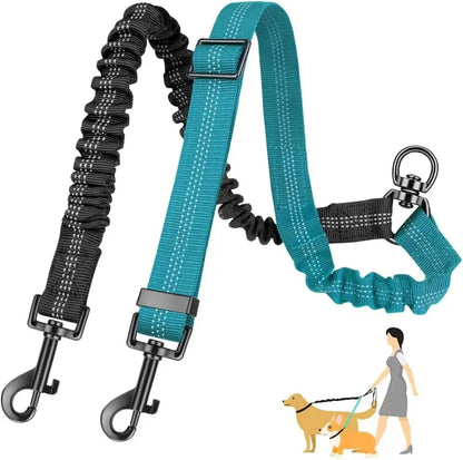 LAISSE DOUBLE  CHIEN Joie de chien