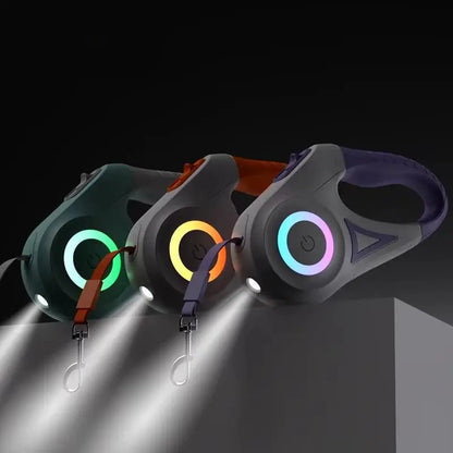🐕‍🦺   Laisse rétractable chien lumiere led Joie de chien
