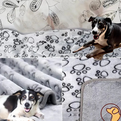 Pet Blanket Soft Fluffy Cute Cartoon Pattern Mat Pet Bed Dog Blanket Warm And Comfortable Blanket Suitable For Cats And Dogs Joie de chien