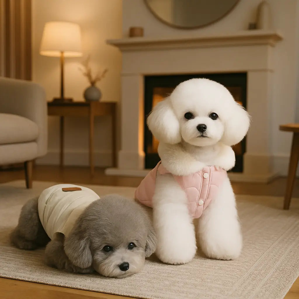 🐾veste d'hiver douce pour chien Joie de chien