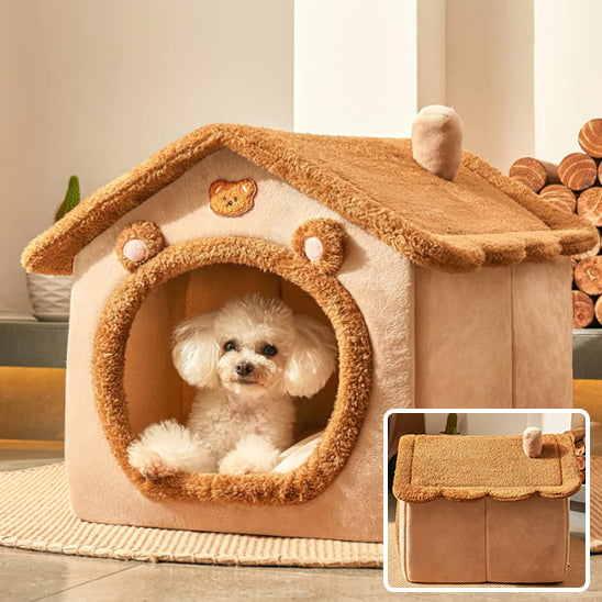 Maison pliable et lavable pour chien