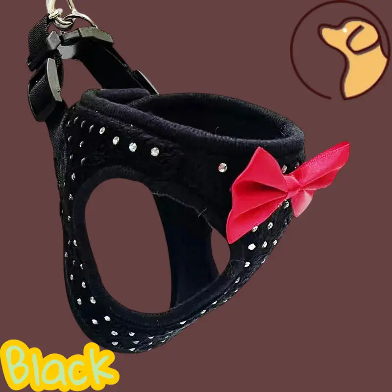 Harnais strass chien | Élégance Canine Joie de chien