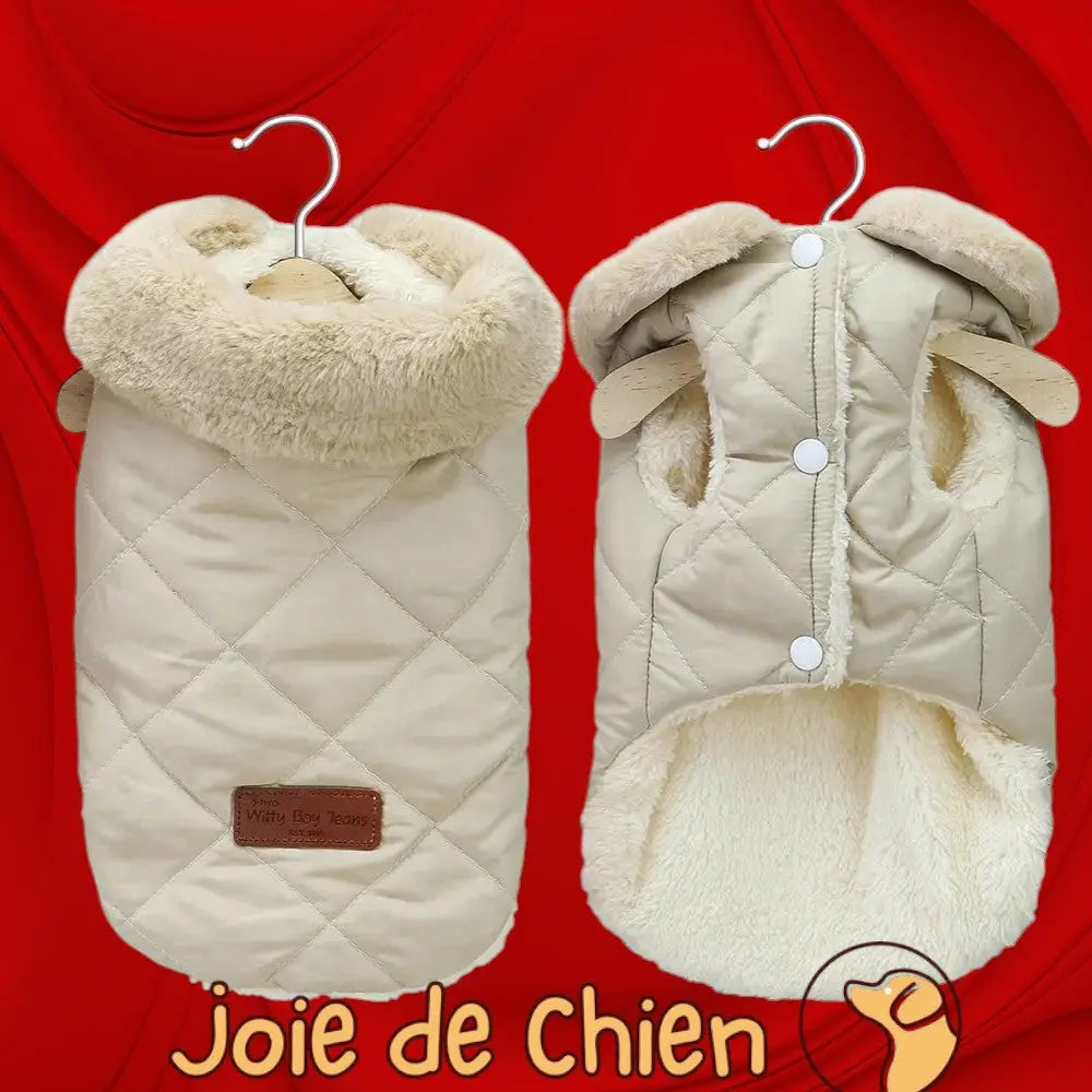 🐾veste d'hiver douce pour chien Joie de chien