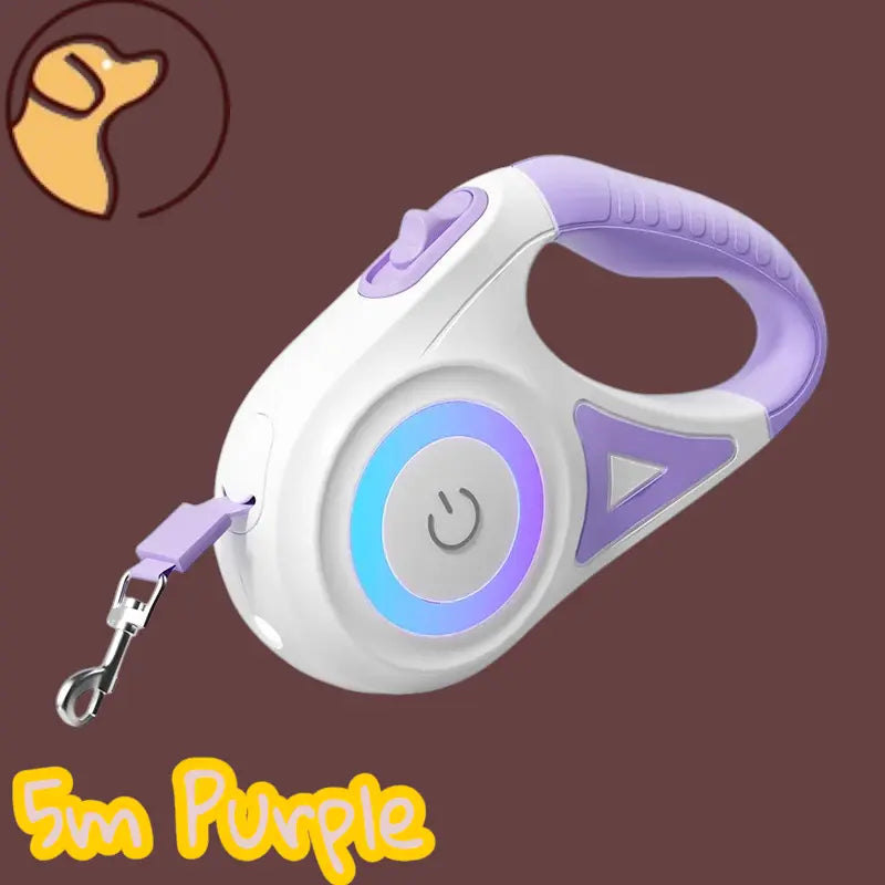 🦮 Laisse rétractable chien lumière LED Joie de chien