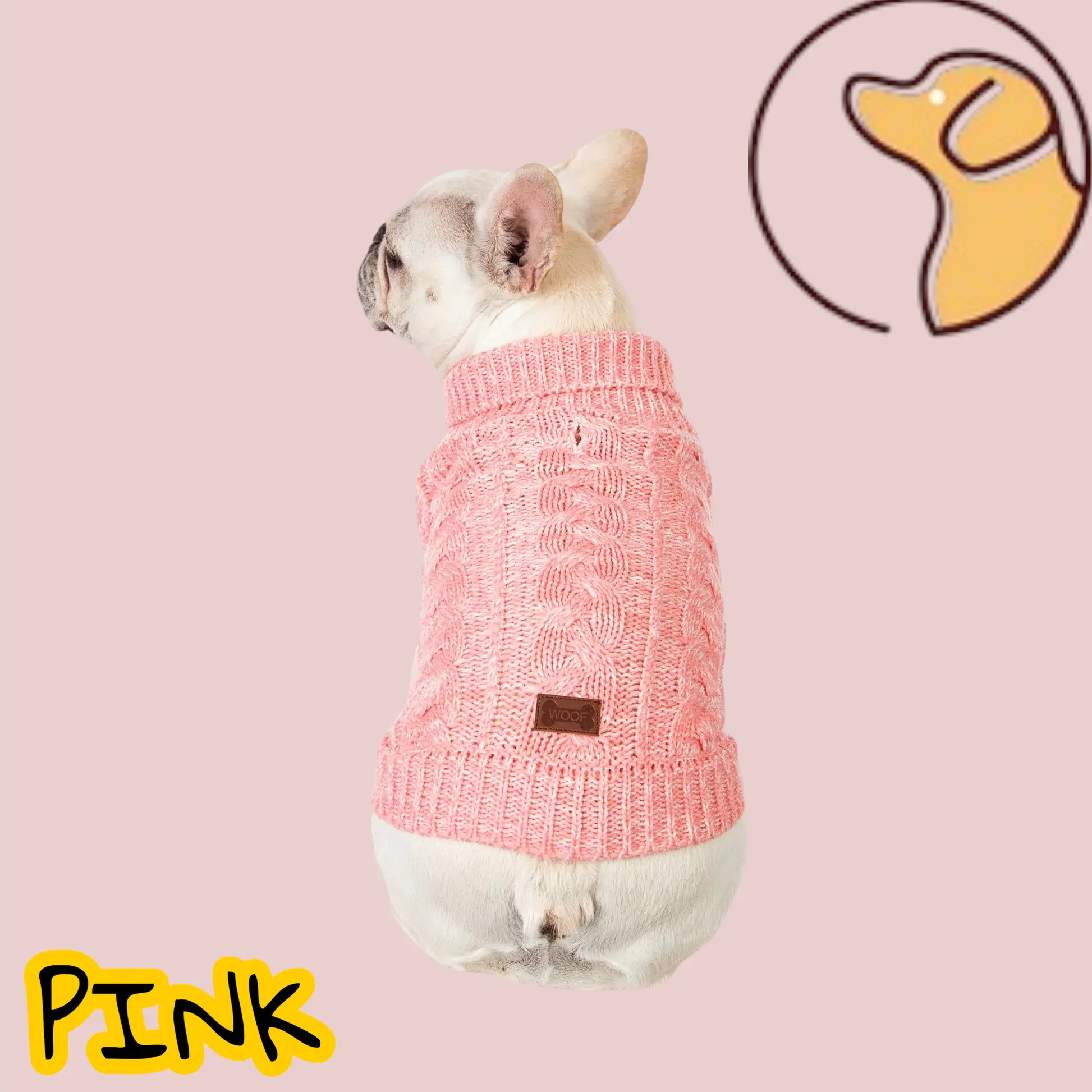 Pull en tricot pour chien Joie de chien