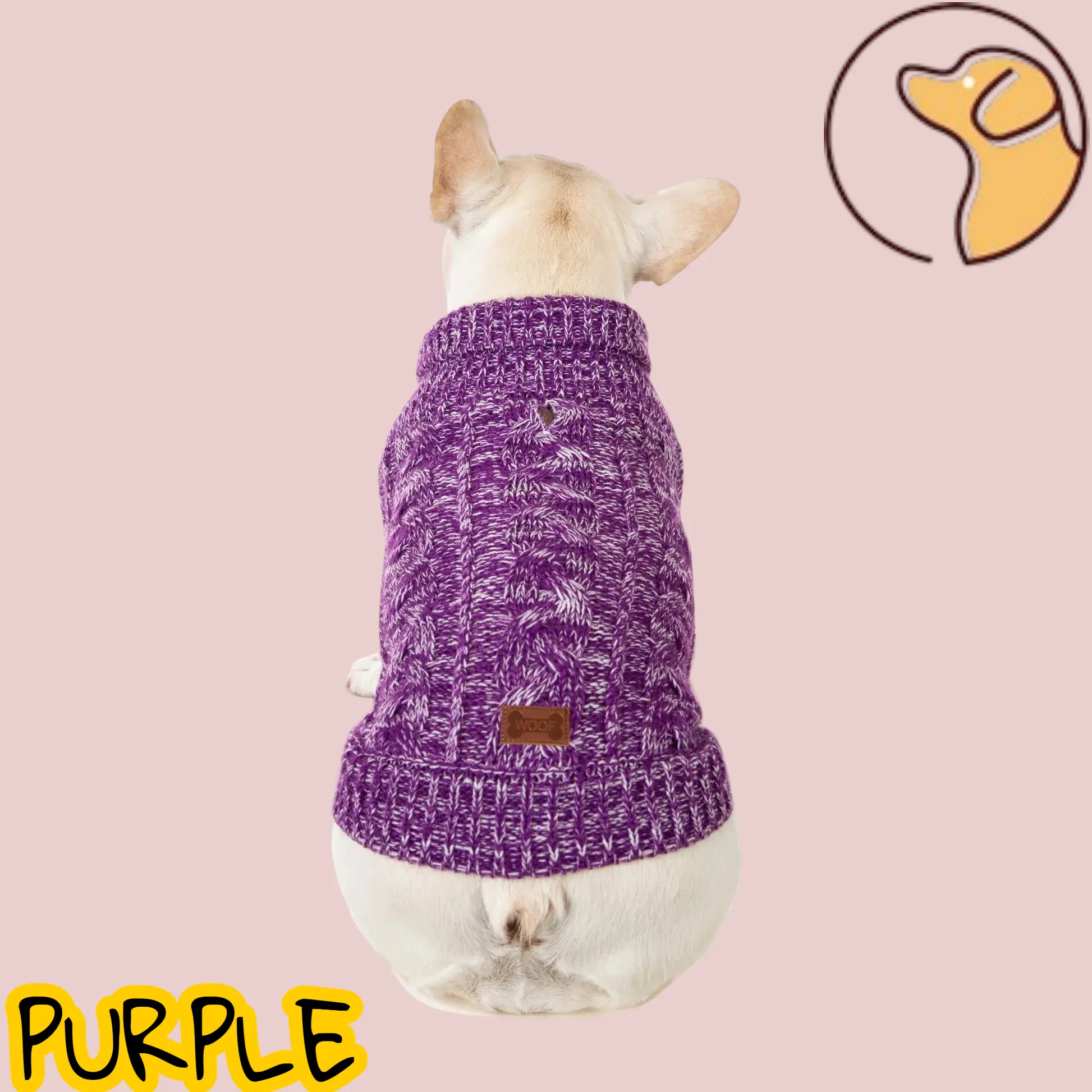 Pull en tricot pour chien Joie de chien