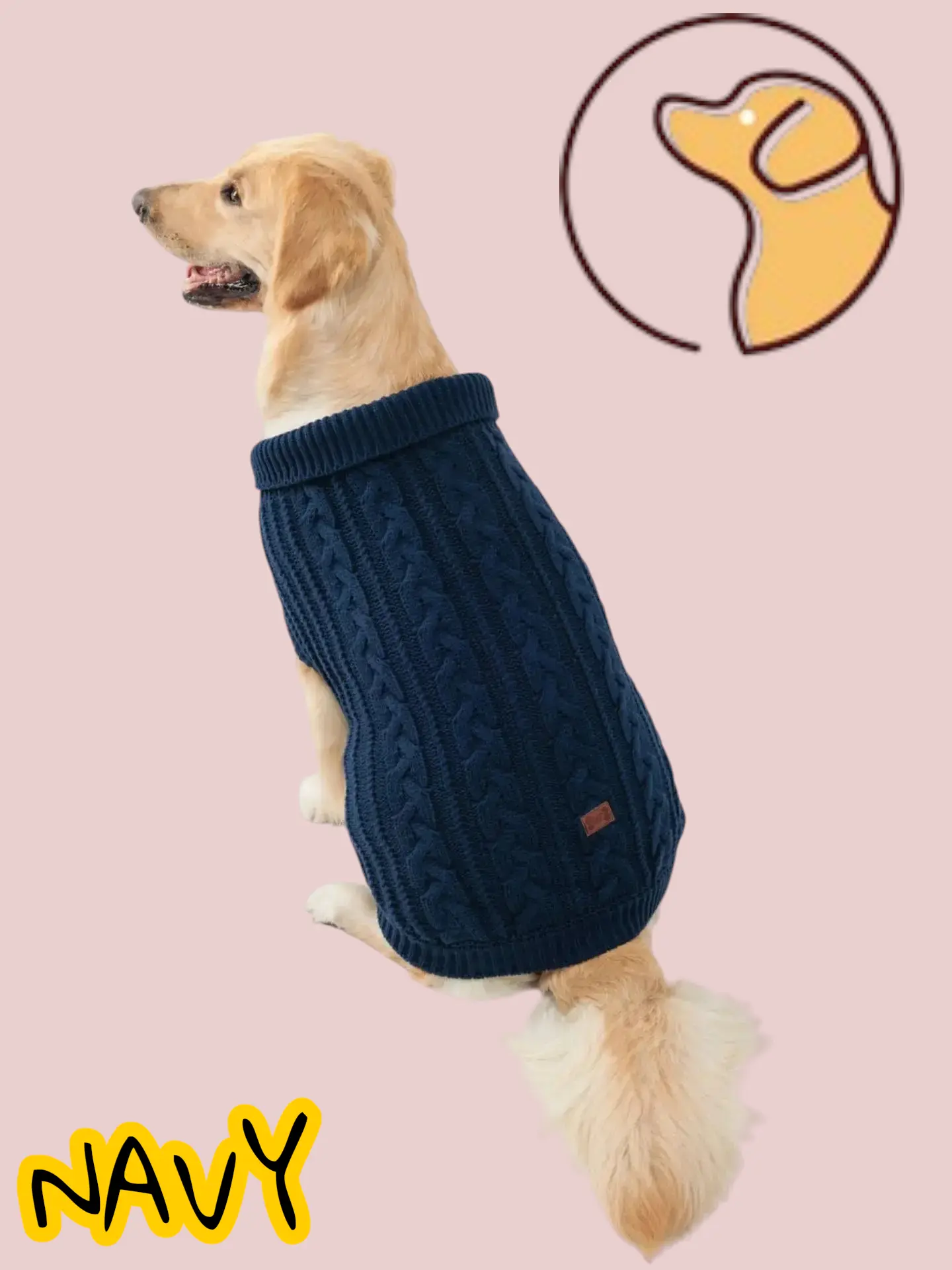 Pull en tricot pour chien Joie de chien